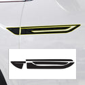 Fits Volkswagen Atlas Cross Sport Vinyl Chrome Delete Grille Side Window Rear Blackout Dechrome Decal Stickers Overlay Film 2020 - 2025 - Bogar Tech Designs