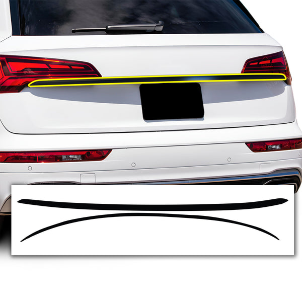 Vinyl Chrome Delete Grille Side Window Rear Blackout Decal Stickers Overlay Film Fits Audi Q5