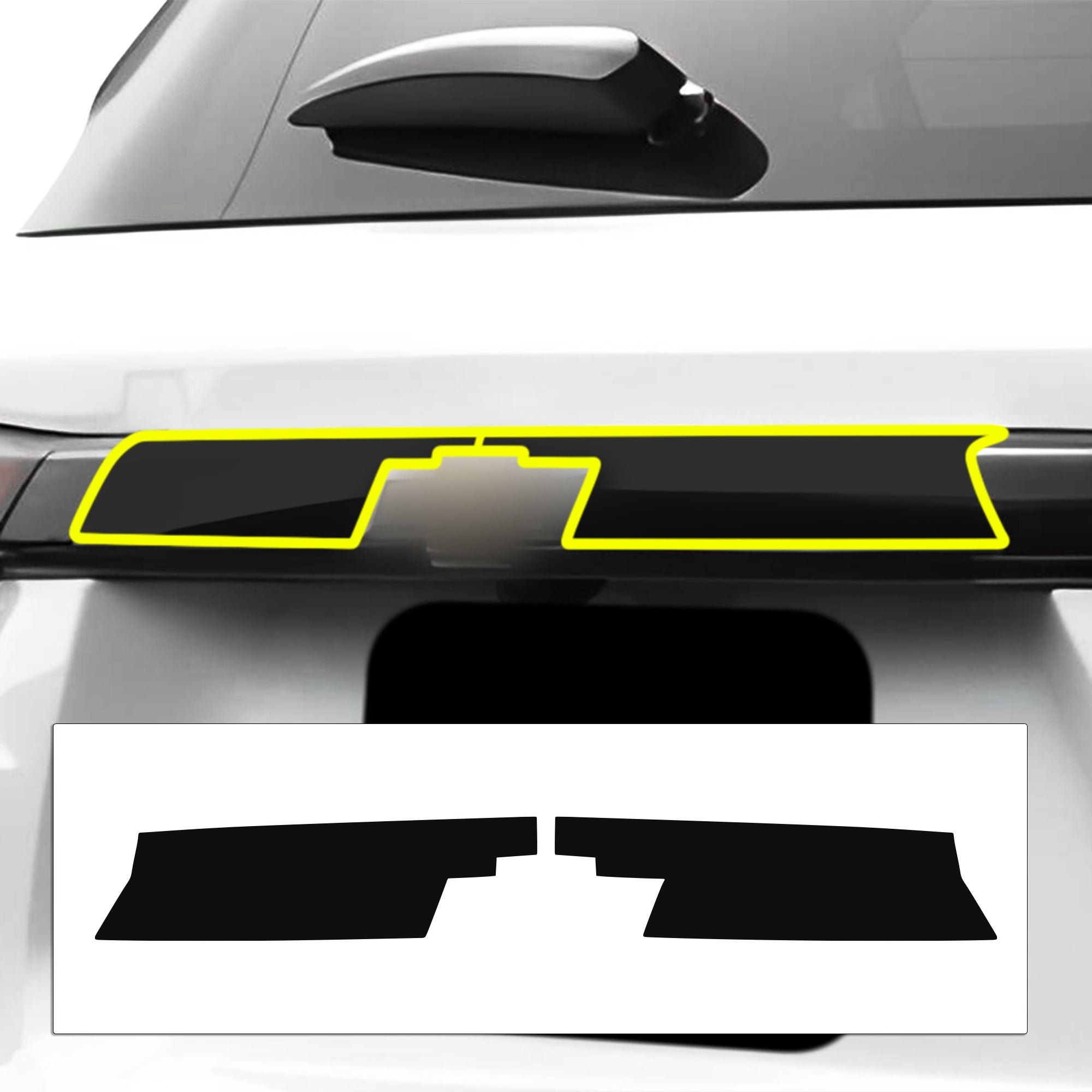 Vinyl Chrome Delete Grille Side Window Blackout Decal Stickers Overlay Film Fits Chevrolet Traverse 2018 - 2023 - Bogar Tech Designs