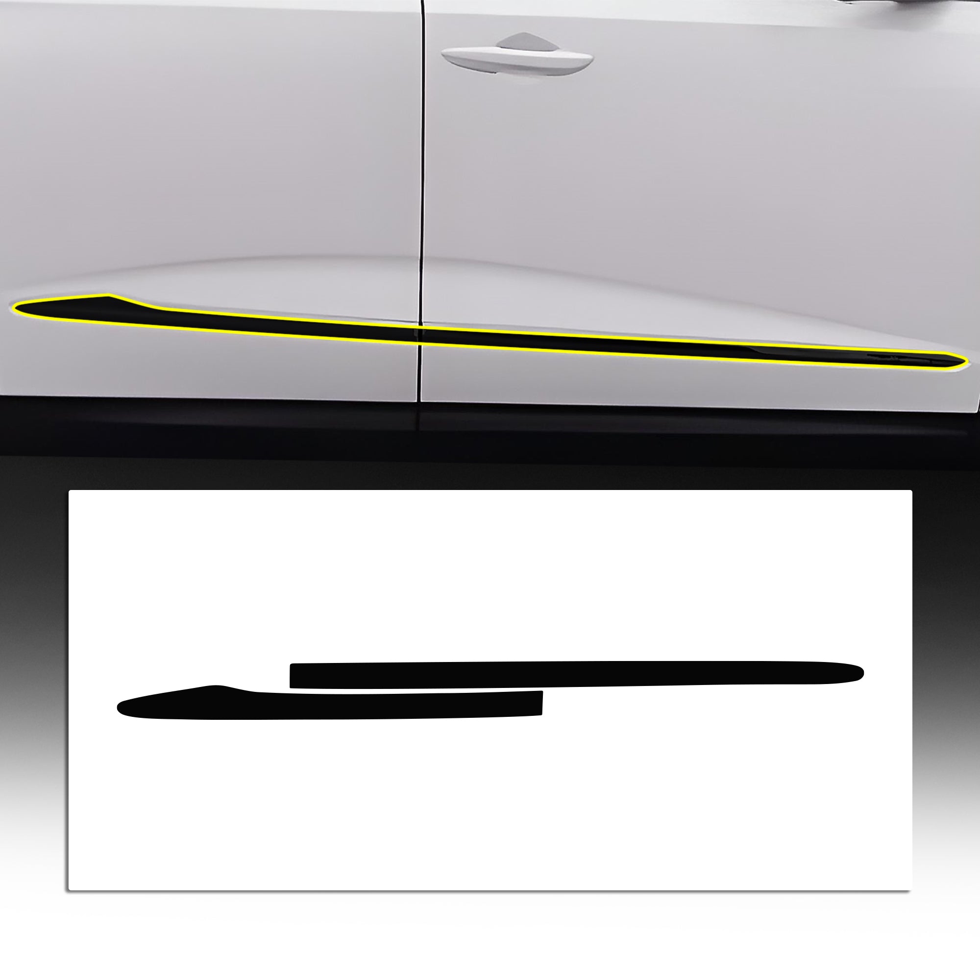Vinyl Chrome Delete Grille Side Window Rear Blackout Decal Stickers Overlay Film Fits Acura MDX 2022 - 2025 - Bogar Tech Designs