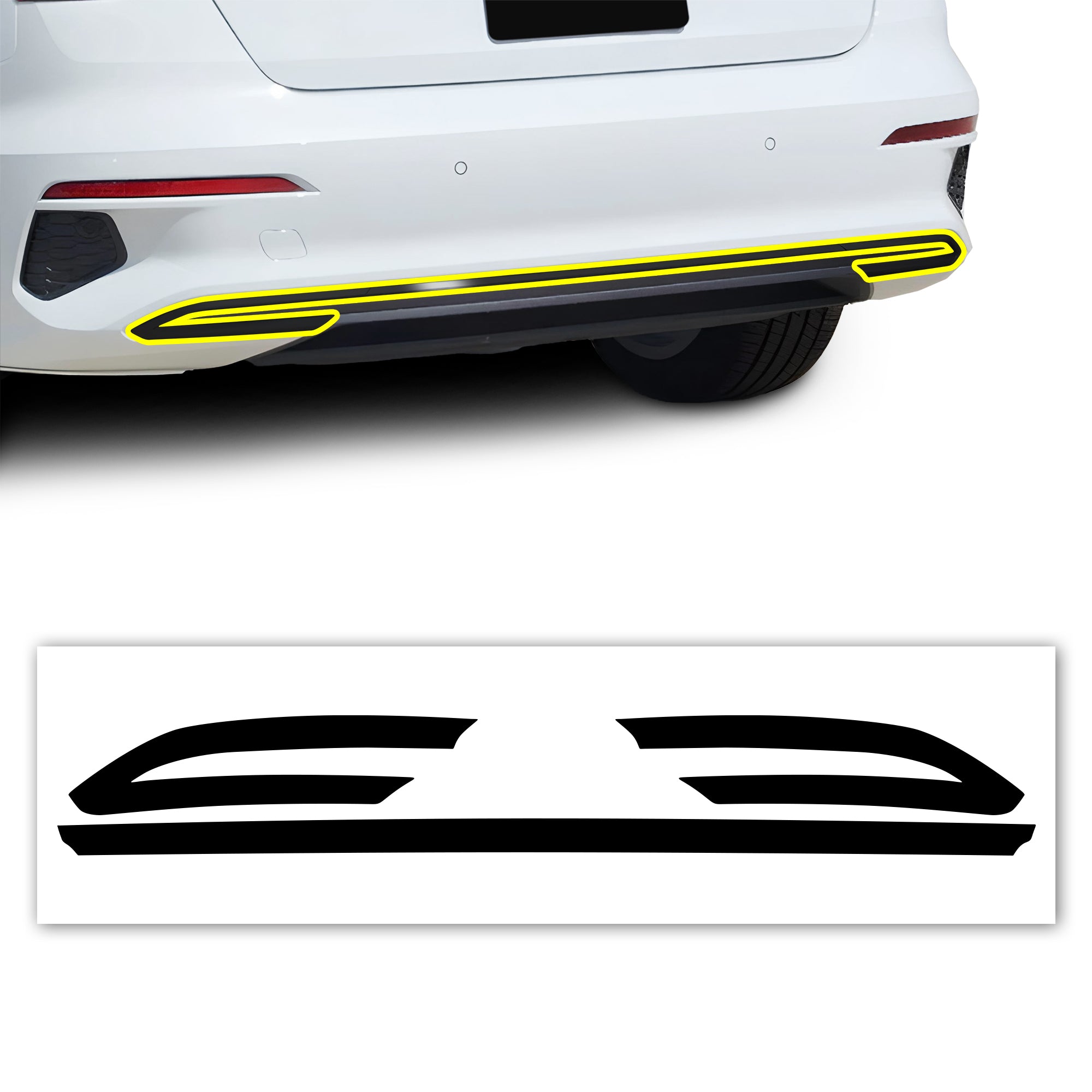 Vinyl Chrome Delete Grille Window Wheel Blackout Decal Stickers Overlay Film Fits Audi A3 2022 - 2025 - Bogar Tech Designs