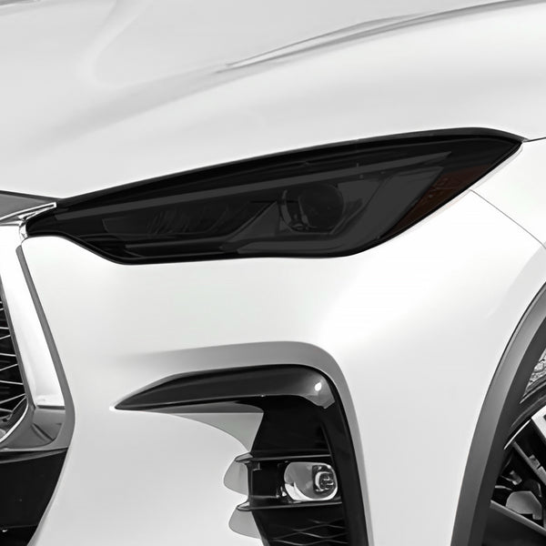 Full Headlight Taillight Precut Smoked PPF Tint Kit Film Overlay Fits Infiniti QX55 2022 - 2024 - Bogar Tech Designs