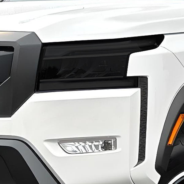 Full Headlight Taillight Precut Smoked PPF Tint Kit Film Overlay Fits Nissan Frontier 2022 - 2025 - Bogar Tech Designs