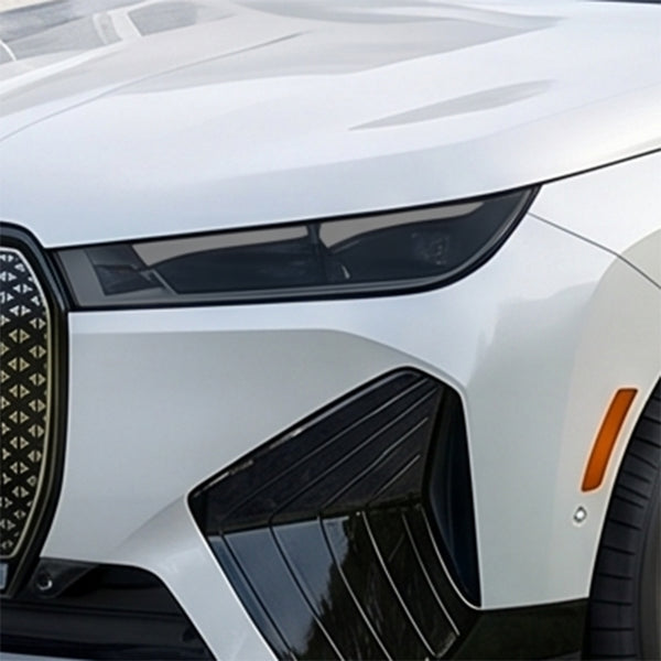 BMW iX 2022–2026 Dark Smoke Headlight & Taillight Tint Kit – Precut Vinyl Lens Overlays