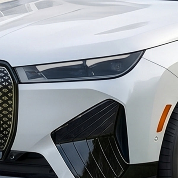 BMW iX 2022–2026 Dark Smoke Headlight & Taillight Tint Kit – Precut Vinyl Lens Overlays