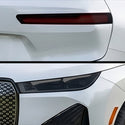 BMW iX 2022–2026 Dark Smoke Headlight & Taillight Tint Kit – Precut Vinyl Lens Overlays
