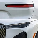 BMW iX 2022–2026 Dark Smoke Headlight & Taillight Tint Kit – Precut Vinyl Lens Overlays