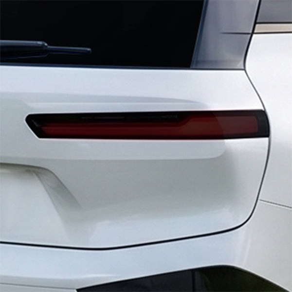 BMW iX 2022–2026 Dark Smoke Headlight & Taillight Tint Kit – Precut Vinyl Lens Overlays