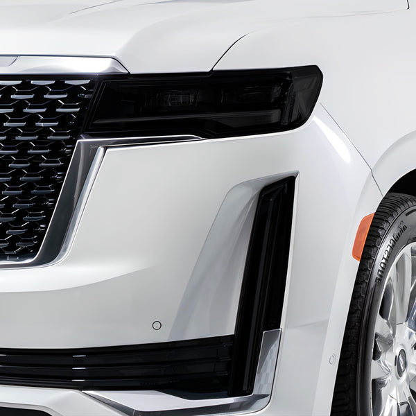 Full Headlight Taillight Precut Smoked PPF Tint Kit Film Overlay Fits Cadillac Escalade 2021+