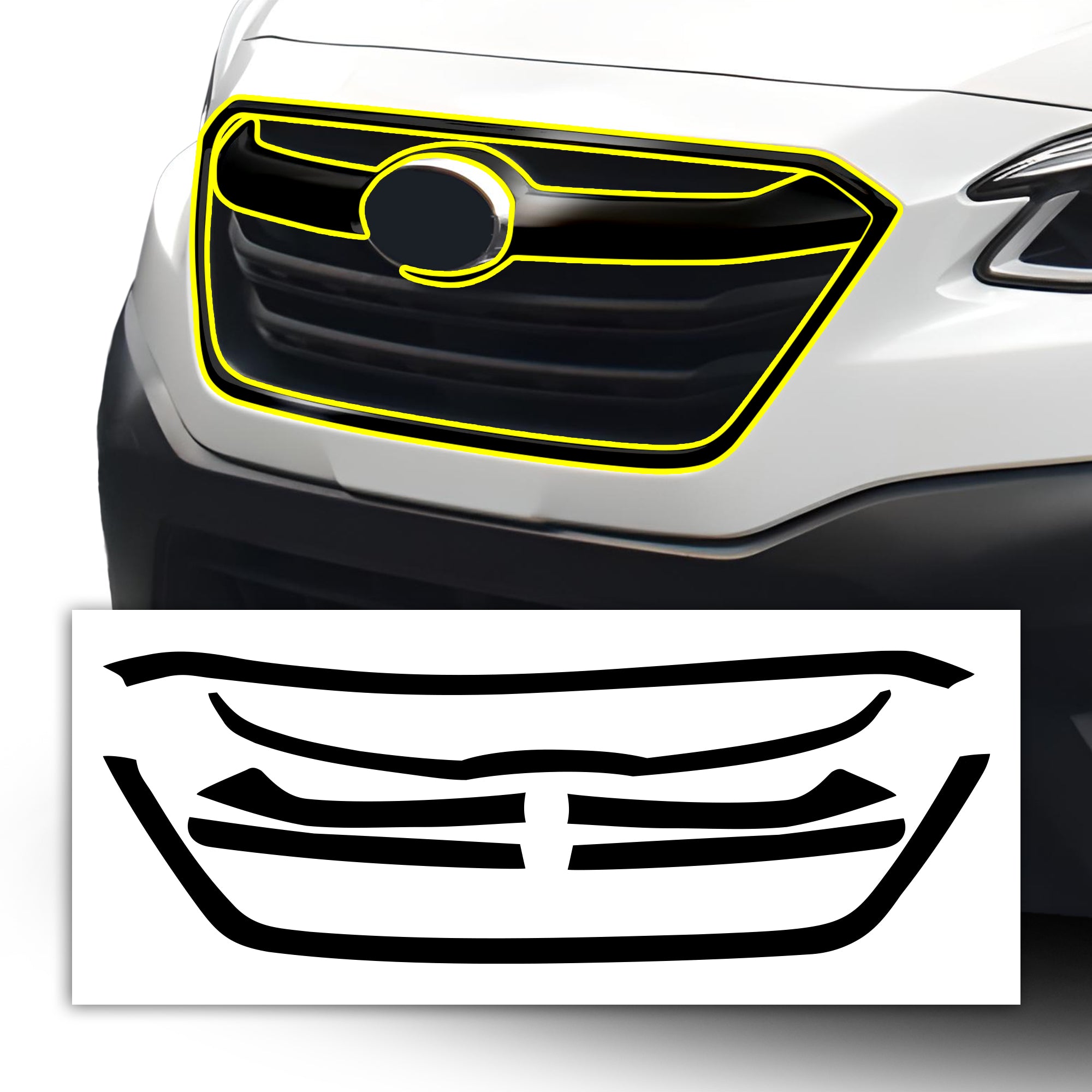 Vinyl Chrome Delete Side Window Blackout Decal Stickers Overlay Film Fits Subaru Outback Subaru Outback 2020 - 2025 - Bogar Tech Designs