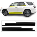 Vinyl Chrome Delete Wheel Sides Front Rear Bumper Trim Blackout Decal Stickers Overlay Film Fits Toyota 4Runner 2014 - 2024 - Bogar Tech Designs