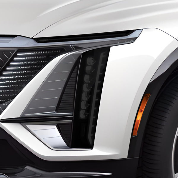 Full Headlight Taillight Precut Smoked PPF Tint Kit Film Overlay Fits Cadillac Lyriq 2023 - 2025 - Bogar Tech Designs