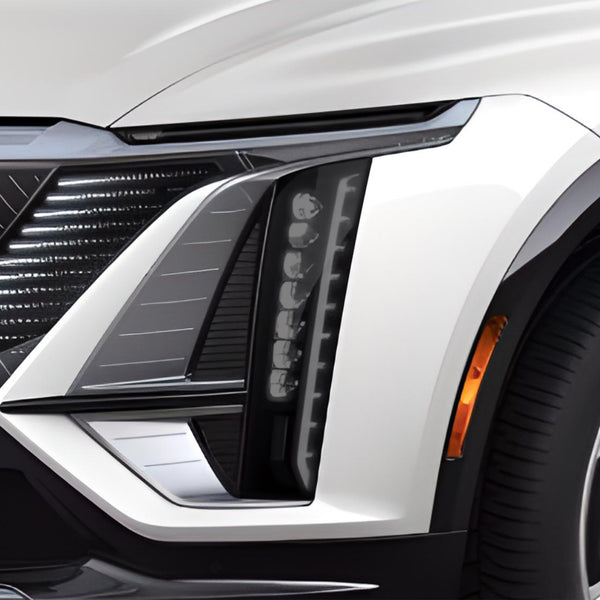 Full Headlight Taillight Precut Smoked PPF Tint Kit Film Overlay Fits Cadillac Lyriq 2023 - 2025 - Bogar Tech Designs