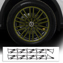 Vinyl Chrome Delete Grille Side Window Rear Rim Blackout Decal Stickers Overlay Film Fits Mercedes - Benz GLC - Bogar Tech Designs