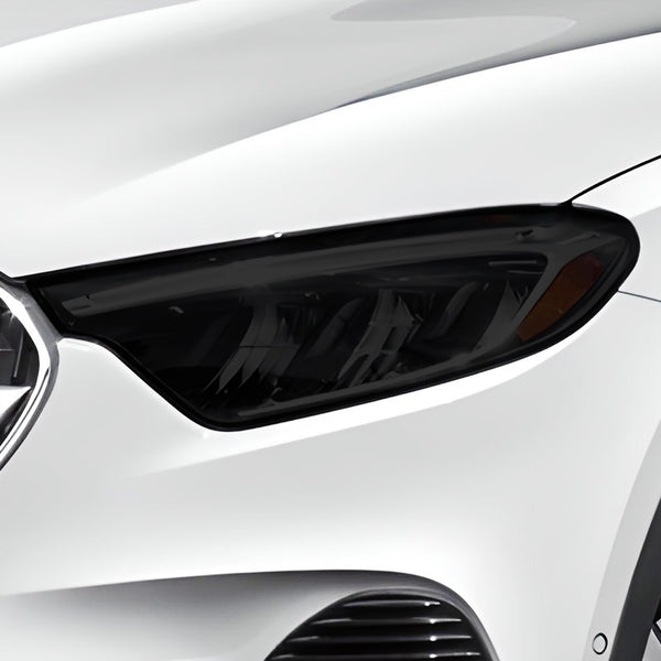 Full Headlight Taillight Precut Smoked PPF Tint Kit Film Overlay Fits Mercedes Benz GLC 2023-2025