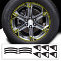 Vinyl Chrome Delete Wheel Rim Front Grille Trim Blackout Decal Stickers Overlay Film Fits Chevy Blazer 2023 - 2025 - Bogar Tech Designs