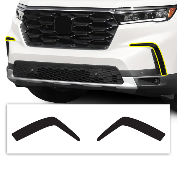 Vinyl Chrome Delete Grille Window Wheel Blackout Decal Stickers Overlay Film Fits Honda Pilot 2023 - 2025 - Bogar Tech Designs