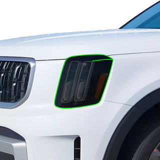 Full Headlight Taillight Precut Smoked PPF Tint Kit Film Overlay Fits Kia Telluride 2020 - 2025 - Bogar Tech Designs
