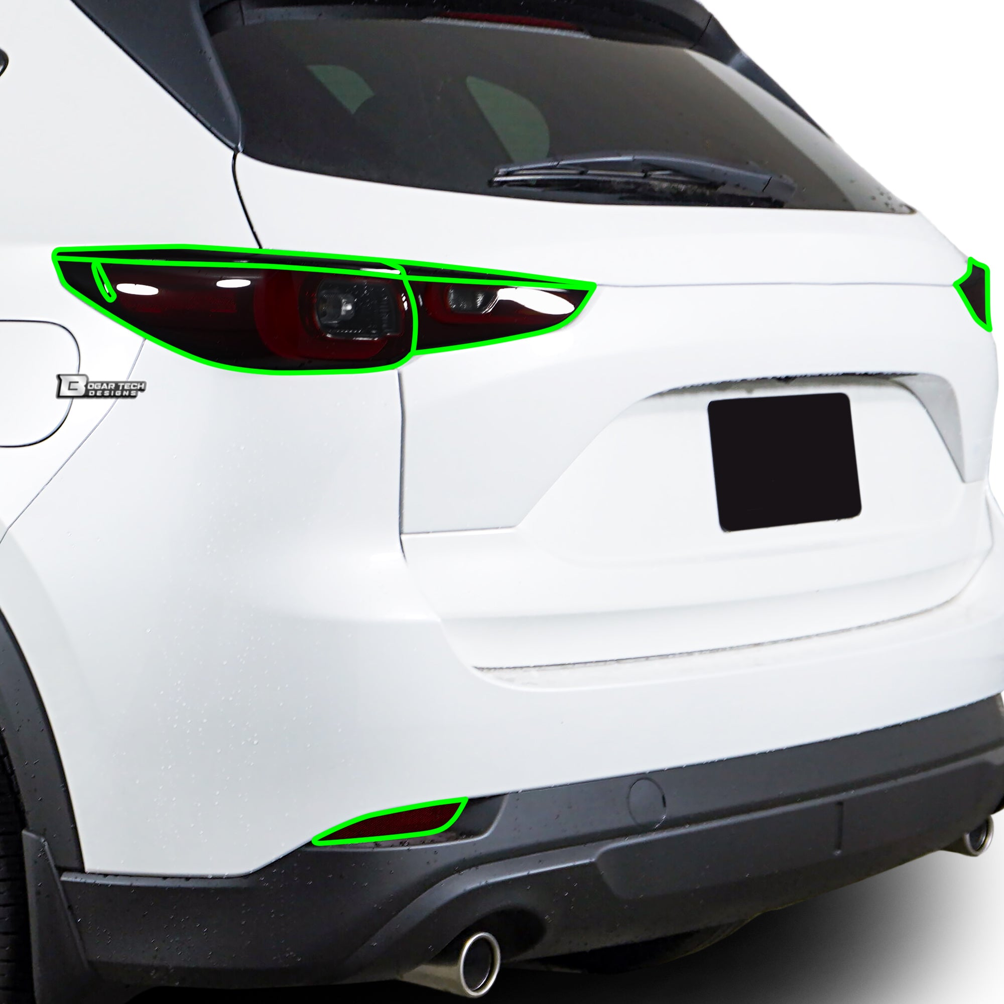 Full Headlight Taillight Precut Smoked PPF Tint Kit Film Overlay Fits Mazda CX - 5 2022 - 2025 - Bogar Tech Designs