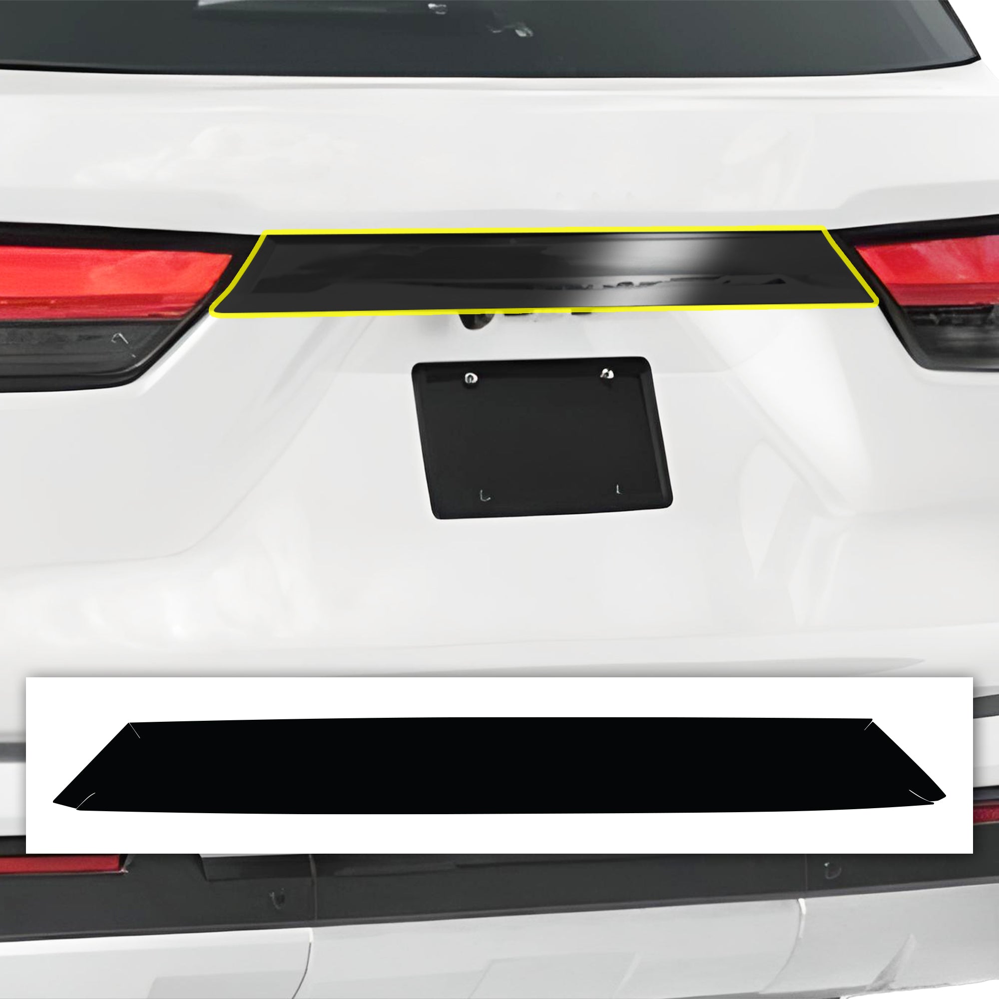 Vinyl Chrome Delete Grille Side Window Rear Wheel Blackout Decal Stickers Overlay Film Fits Toyota Sequoia 2023 - 2025 - Bogar Tech Designs