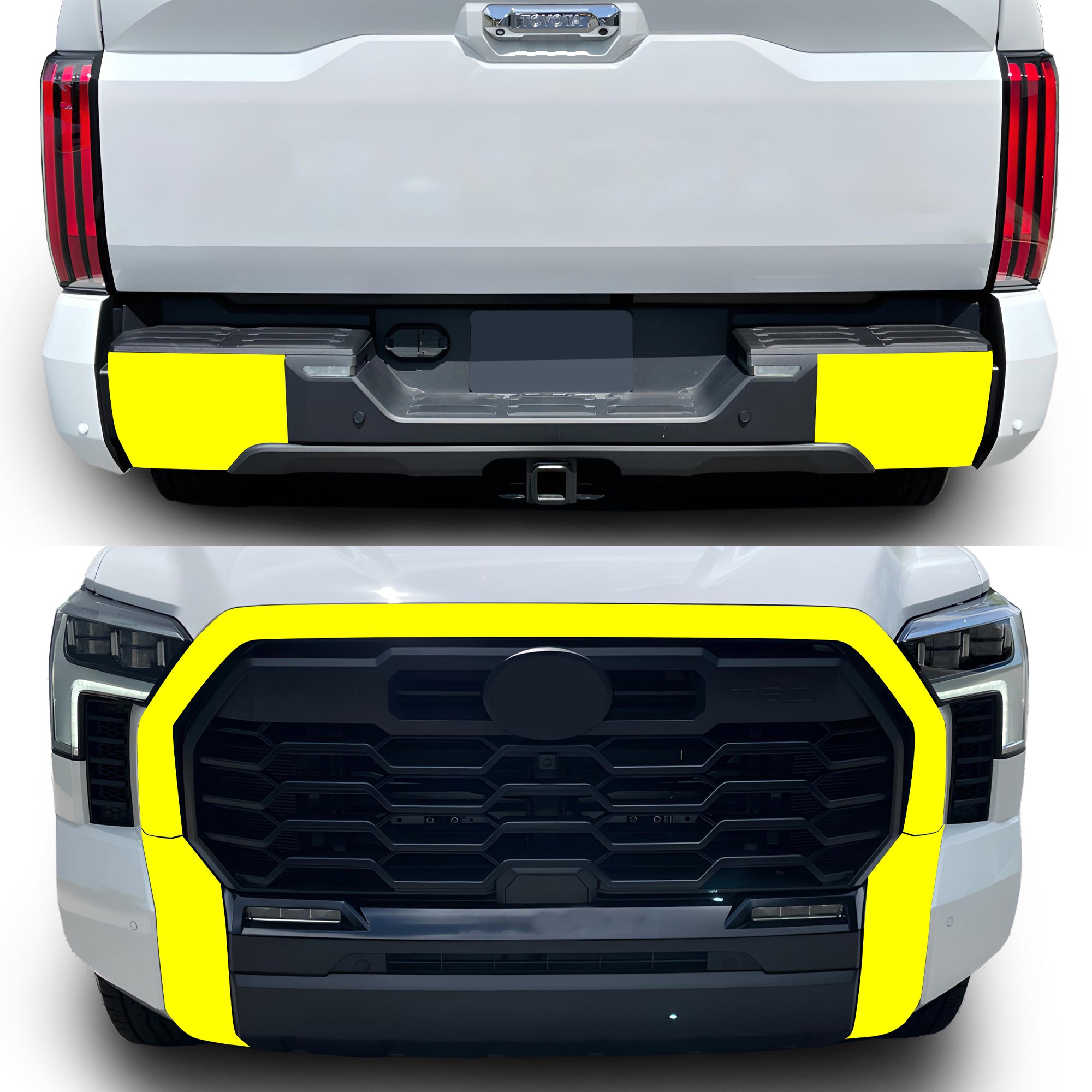 Toyota Tundra 2022-2026 Blackout Chrome Delete Kit – Precut Gloss Black Vinyl Overlays
