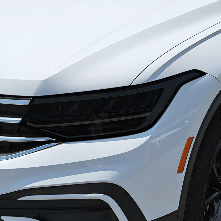 Full Headlight Taillight Precut Smoked PPF Tint Kit Film Overlay Fits Volkswagen Tiguan 2018 - 2024 - Bogar Tech Designs