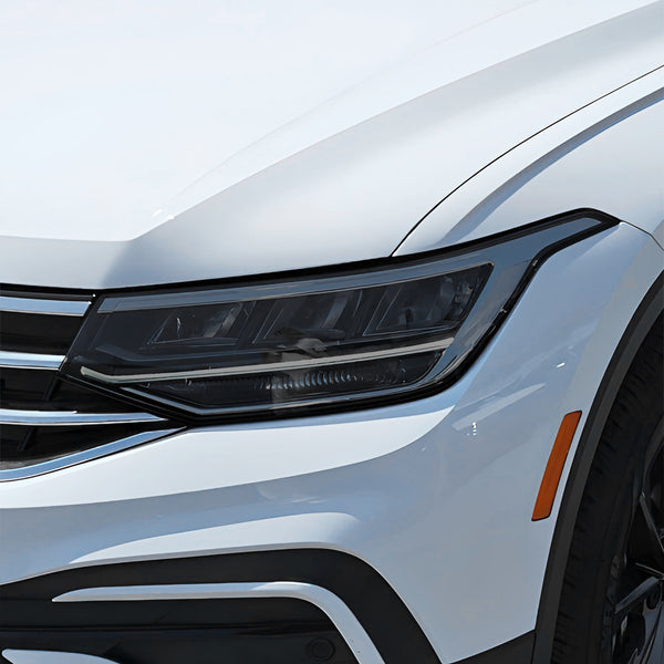Full Headlight Taillight Precut Smoked PPF Tint Kit Film Overlay Fits Volkswagen Tiguan 2018 - 2024 - Bogar Tech Designs