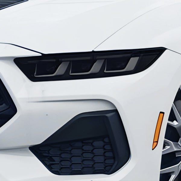 Full Headlight Taillight Precut Smoked PPF Tint Kit Film Overlay Fits Ford Mustang 2024 - 2025 - Bogar Tech Designs