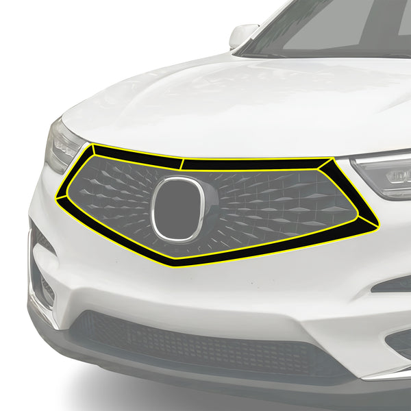 Acura RDX 2019-2026 Blackout Chrome Delete Kit - Precut Gloss Black Vinyl Overlays