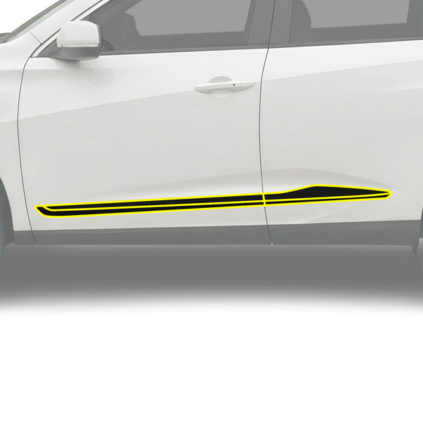 Acura RDX 2019-2026 Blackout Chrome Delete Kit - Precut Gloss Black Vinyl Overlays
