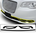 Vinyl Chrome Delete Sides Front Rear Bumper Trim Blackout Decal Stickers Overlay Film Fits Chrysler 300 2015 - 2023 - Bogar Tech Designs