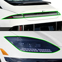 Full Headlight Taillight Precut Smoked PPF Tint Kit Film Overlay Fits Hyundai Ioniq 6 2023-2025