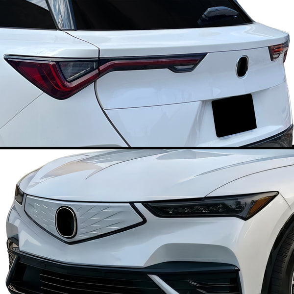 Acura ZDX 2024–2026 Dark Smoke Headlight & Taillight Tint Kit – Precut Vinyl Lens Overlays
