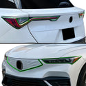 Acura ZDX 2024–2026 Dark Smoke Headlight & Taillight Tint Kit – Precut Vinyl Lens Overlays