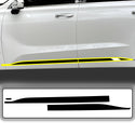 Side Window Skirt Vinyl Chrome Delete Trim Blackout Decal Stickers Overlay Film Fits Hyundai Palisade 2020 - 2025 - Bogar Tech Designs