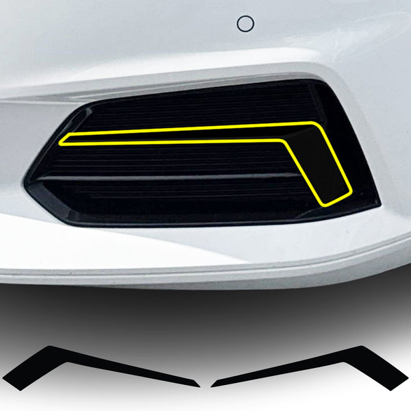 Fits Audi A5 Sportback 2018-2024 Vinyl Chrome Delete Grille Blackout Decal Stickers Overlay Film