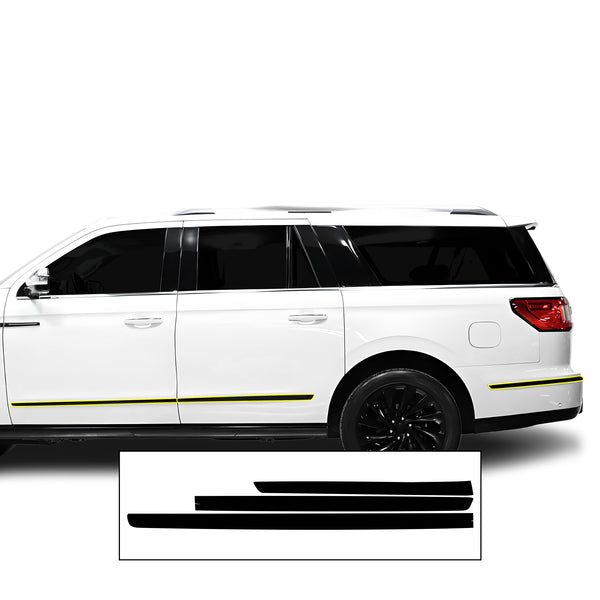 Fits Lincoln Navigator (L) 2018 - 2024 Vinyl Chrome Delete Blackout Decal Stickers Overlay Film - Bogar Tech Designs