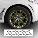 Vinyl Chrome Delete Blackout Decal Stickers Overlay Film Fits BMW X7 2019-2025