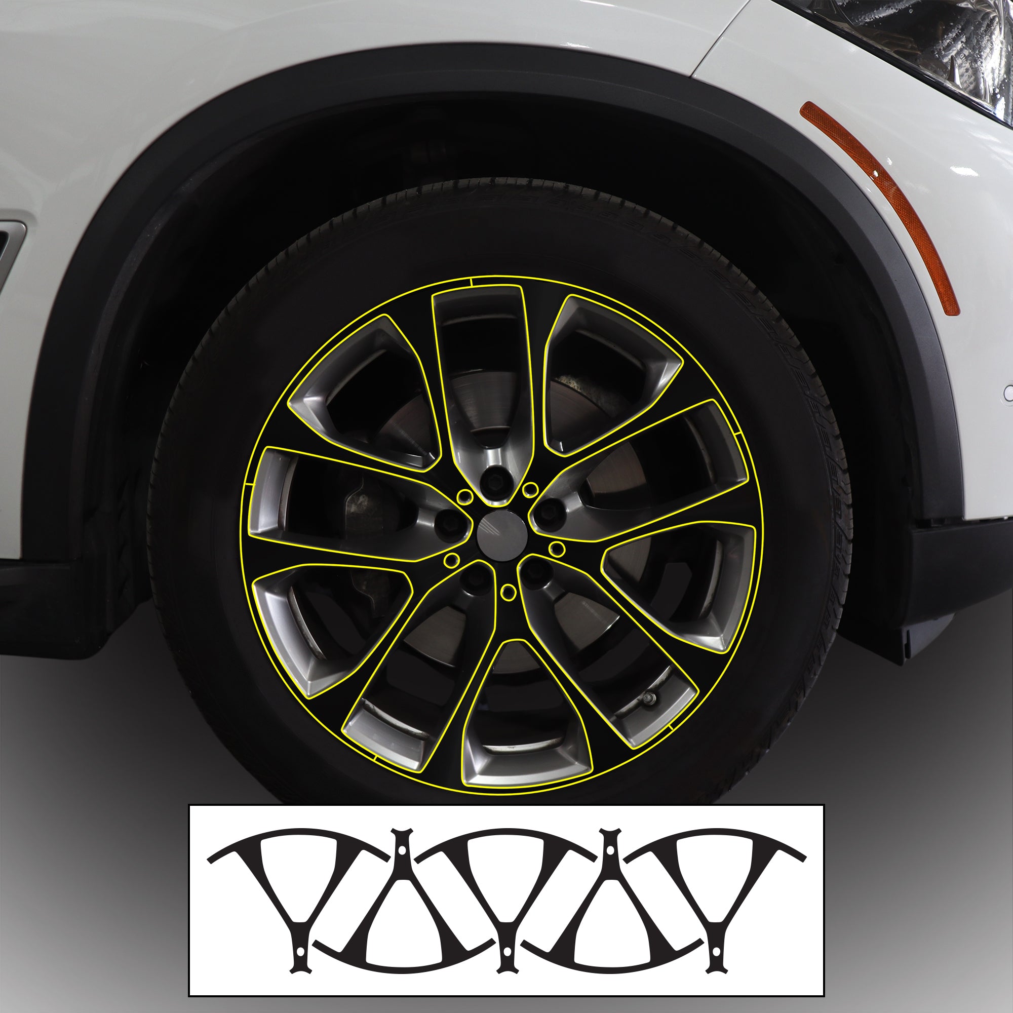 Vinyl Chrome Delete Blackout Decal Stickers Overlay Film Fits BMW X5 2019 - 2025 - Bogar Tech Designs