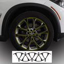 Vinyl Chrome Delete Blackout Decal Stickers Overlay Film Fits BMW X5 2019 - 2025 - Bogar Tech Designs