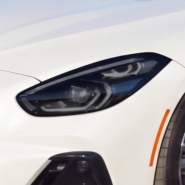 BMW Z4 2019–2026 Dark Smoke Headlight & Taillight Tint Kit – Precut Vinyl Lens Overlays