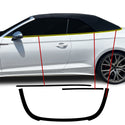 Fits Audi S5 Convertible 2020-2024 Vinyl Chrome Delete Grille Blackout Decal Stickers Overlay Film