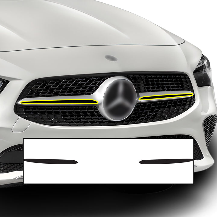 Vinyl Chrome Delete Blackout Decal Stickers Overlay Film Fits Mercedes Benz CLA 200 250 2020 - 2025 - Bogar Tech Designs