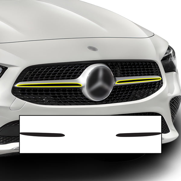 Vinyl Chrome Delete Blackout Decal Stickers Overlay Film Fits Mercedes Benz CLA 200 250 2020 - 2025 - Bogar Tech Designs