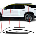 Fits Chevrolet Traverse 2024-2026 Vinyl Chrome Delete Grille Blackout Decal Stickers Overlay Film