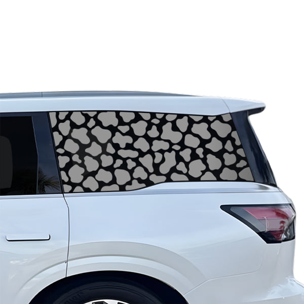 Fits Infiniti QX80 2025-2027 Animal Leopard Cheetah Cow Window Vinyl Decal Stickers
