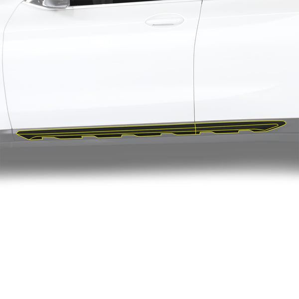 BMW X4 2019-2025 Blackout Chrome Delete Kit – Precut Gloss Black Vinyl Overlays