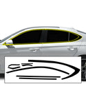 Fits Genesis G70 2022 - 2025 Vinyl Chrome Delete Grille Blackout Decal Stickers Overlay Film - Bogar Tech Designs