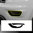 Fits Jeep Grand Cherokee 2014 - 2021 Vinyl Chrome Delete Blackout Decal Stickers Overlay Film - Bogar Tech Designs