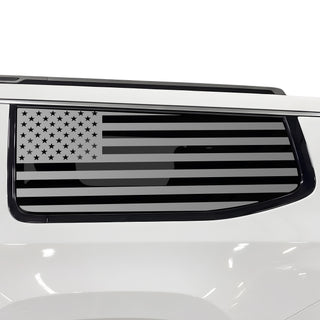 Fits Jeep Grand Wagoneer L 2022-2027 Quarter Window American Flag Vinyl Decal Stickers